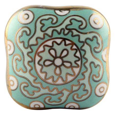 Sage Green Square Ceramic Wine Stopper Online